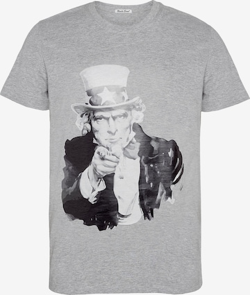 UNCLE SAM Shirt in Grey: front