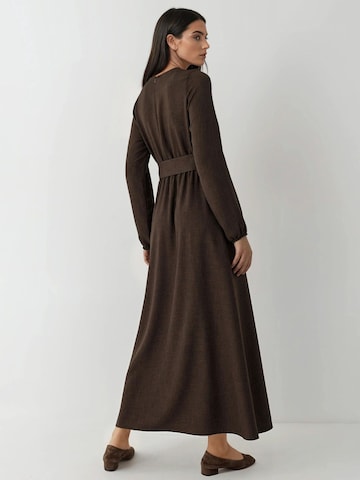 Hiccup Dress in Brown