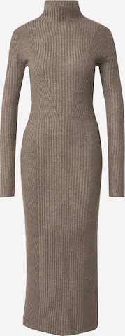 TOPSHOP Knit dress in Grey: front