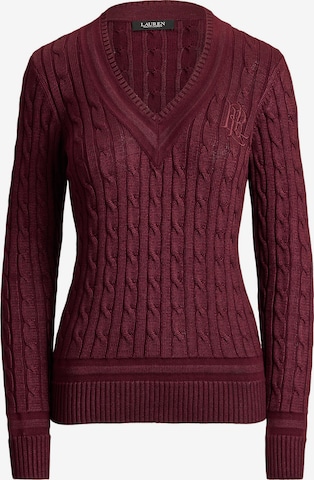 Pull-over 'MEREN' Lauren Ralph Lauren en rouge : devant