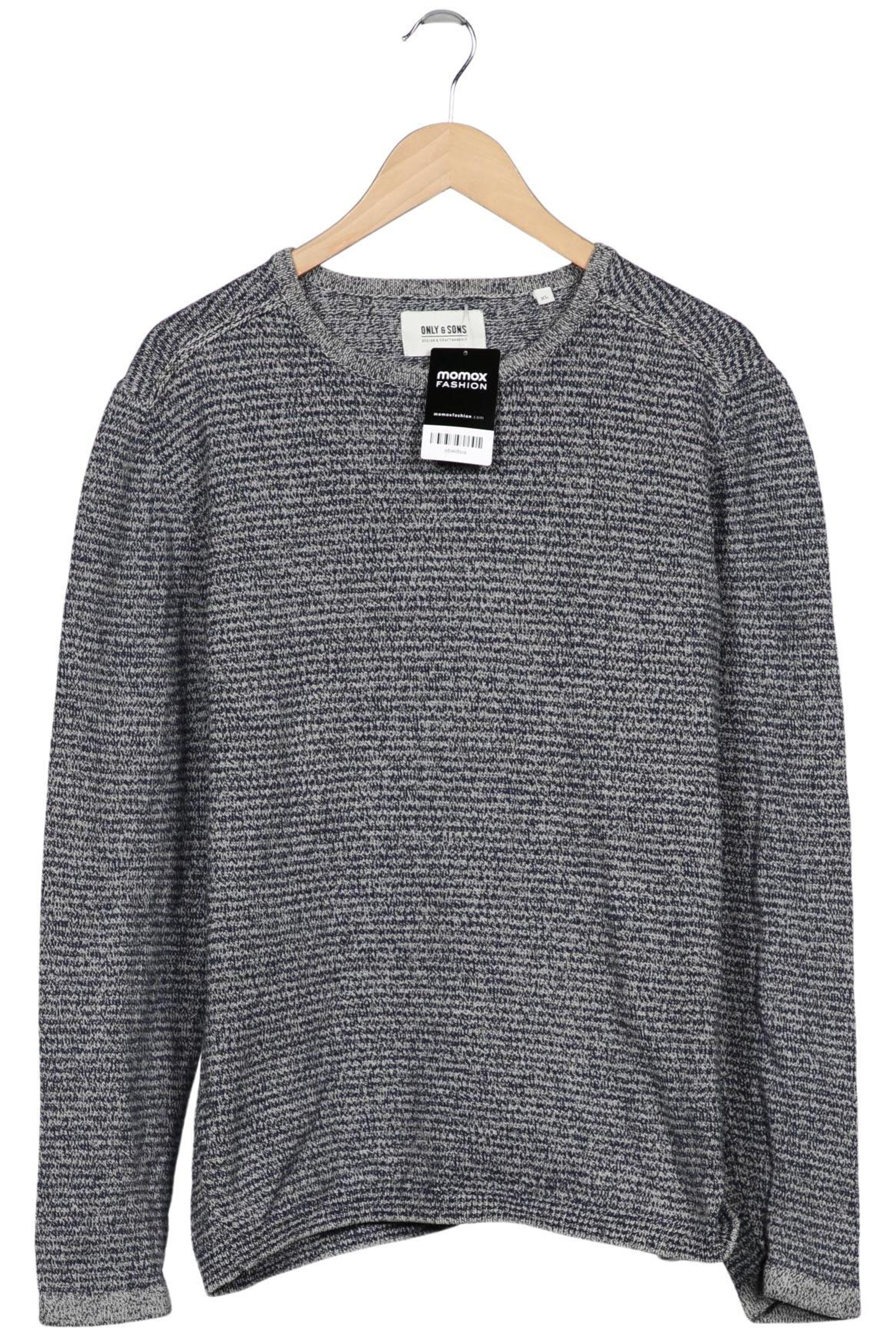 Only & Sons Sweater & Cardigan in XL in Grey: front