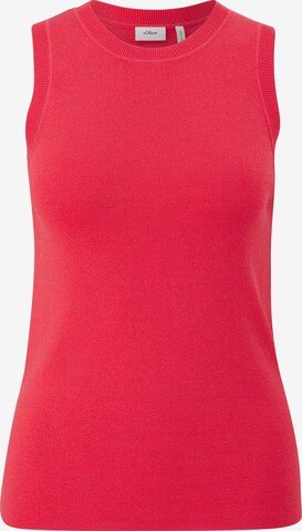 s.Oliver BLACK LABEL Knitted Top in Pink: front