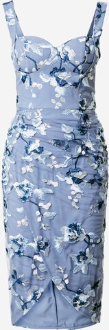 Chi Chi London Φόρεμα κοκτέιλ σε μπλε: μπροστά