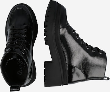 Pepe Jeans - Botines con cordones 'ROCK LACES' en negro