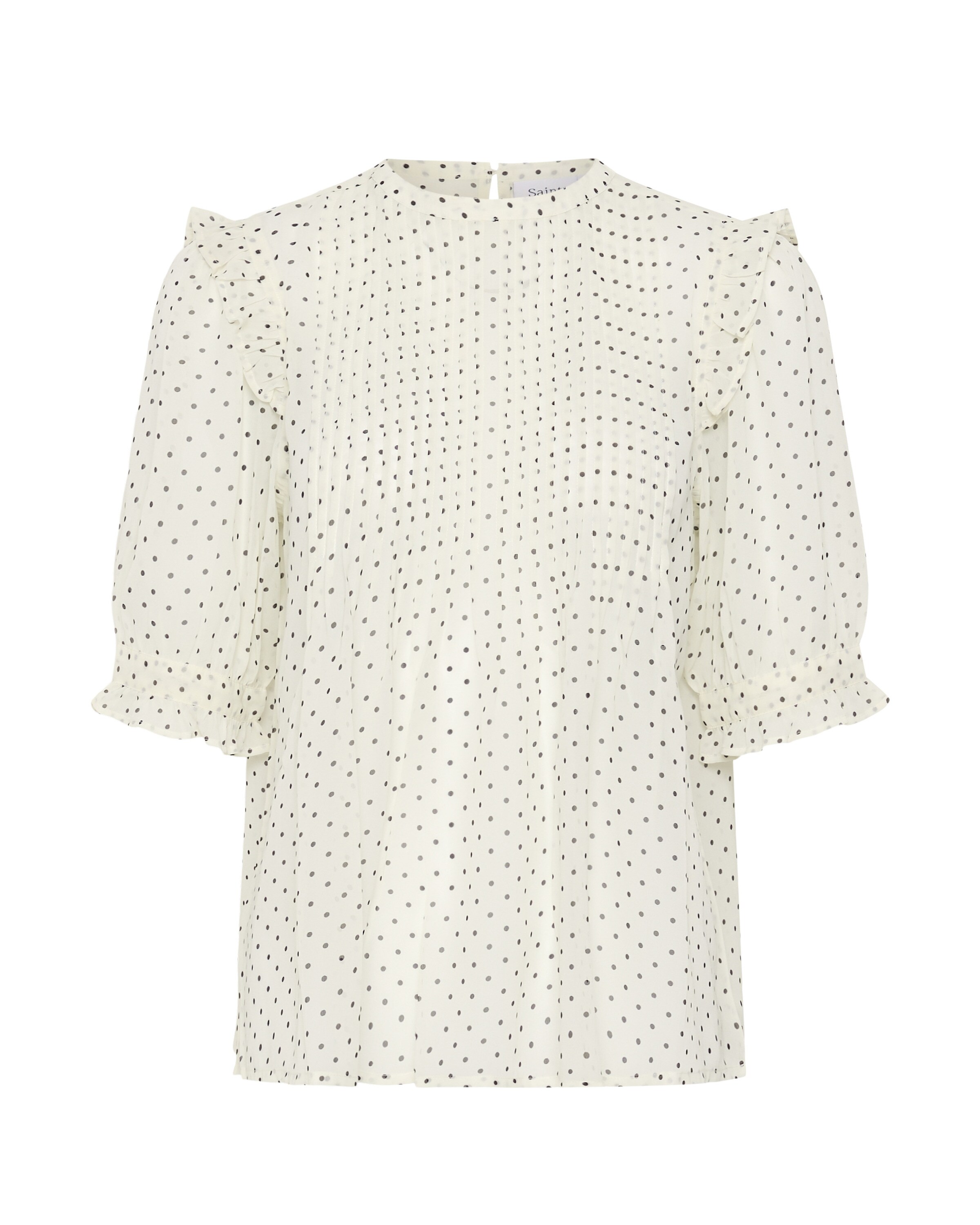 SAINT TROPEZ Bluse 'Sabatina' in Weiß: Vorderseite