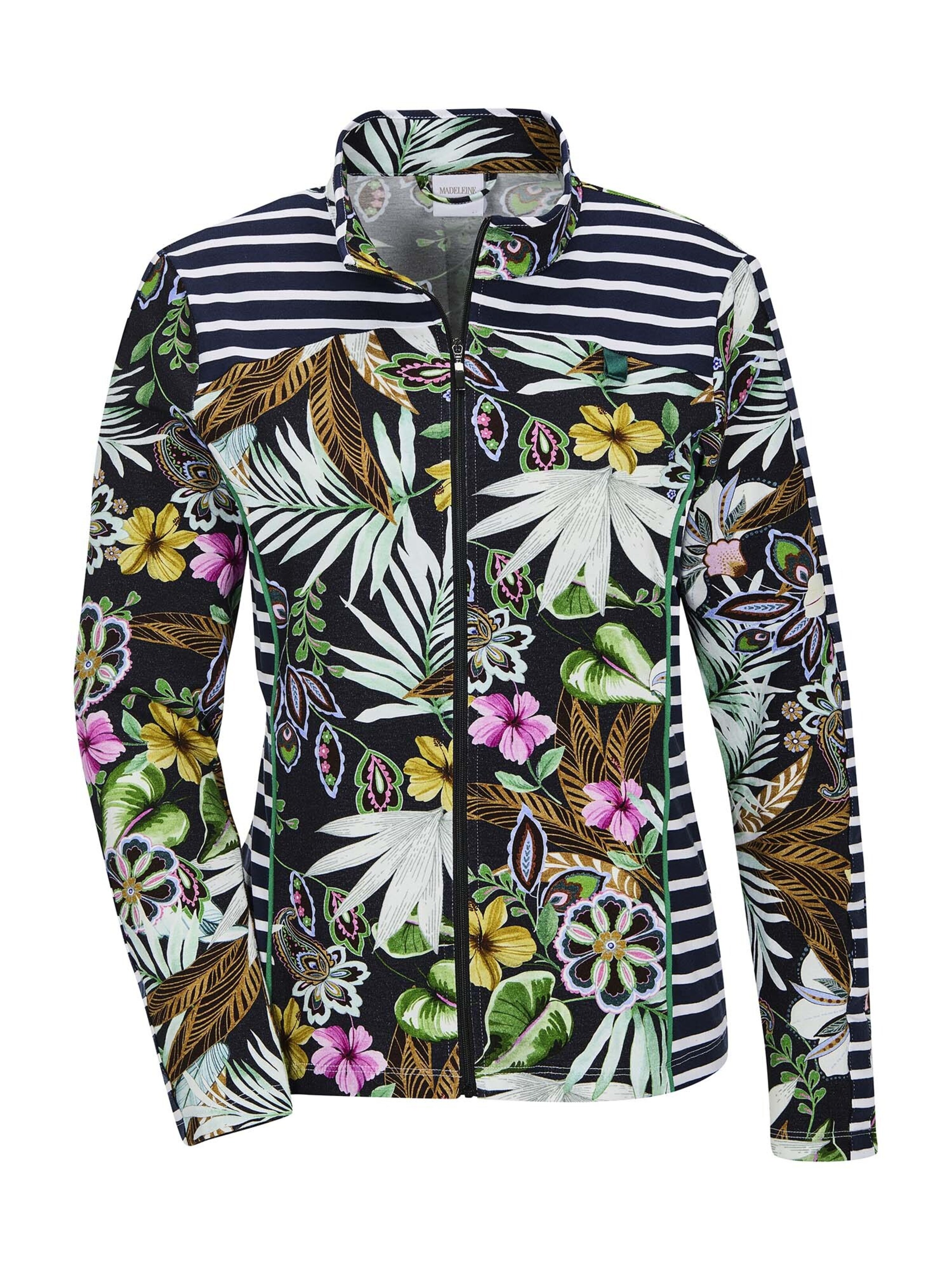 Cardigan MADELEINE en bleu : devant