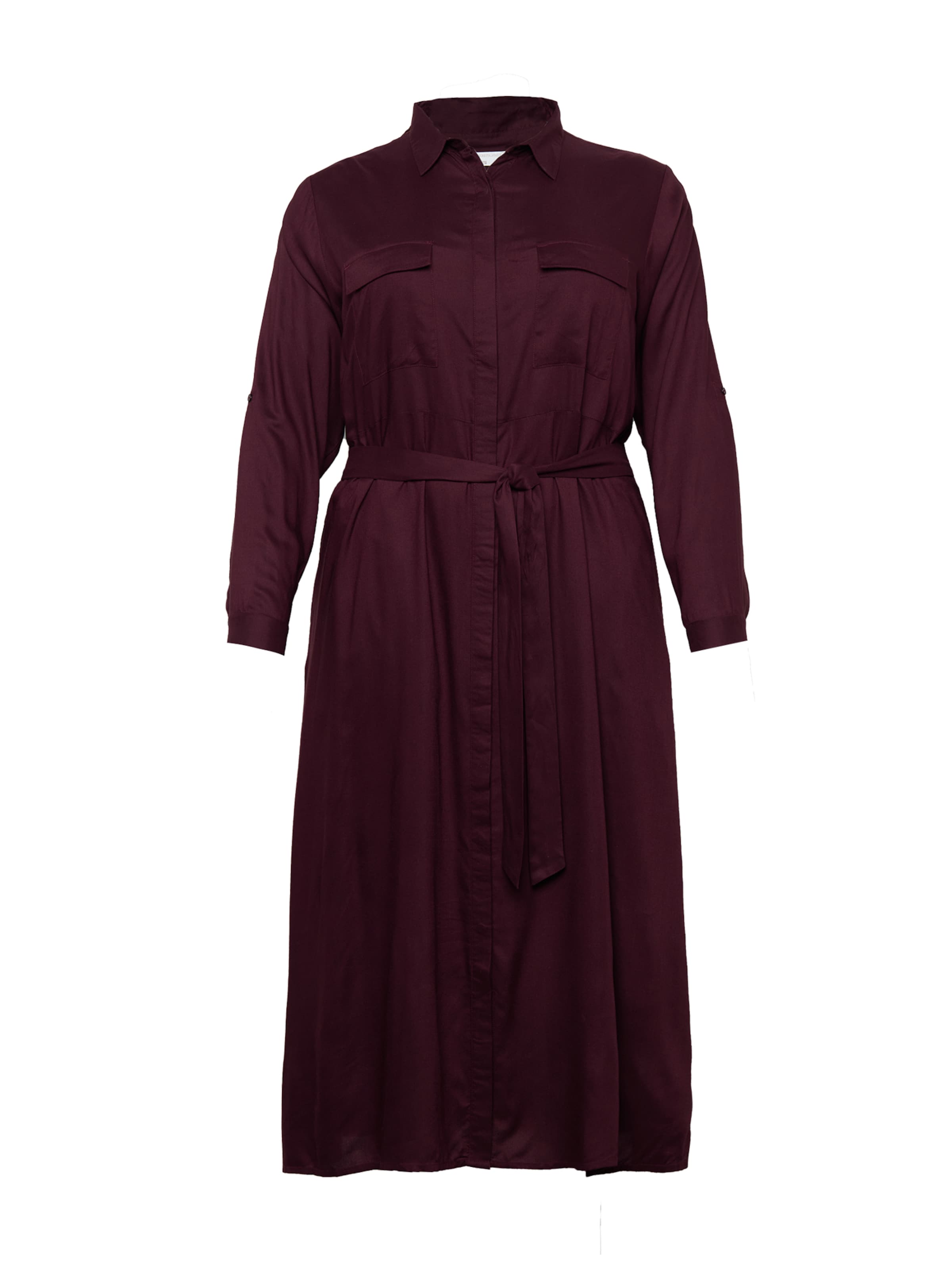 Frauen Große Größen Guido Maria Kretschmer Curvy Collection Kleid 'Caro' in Bordeaux - EJ12659