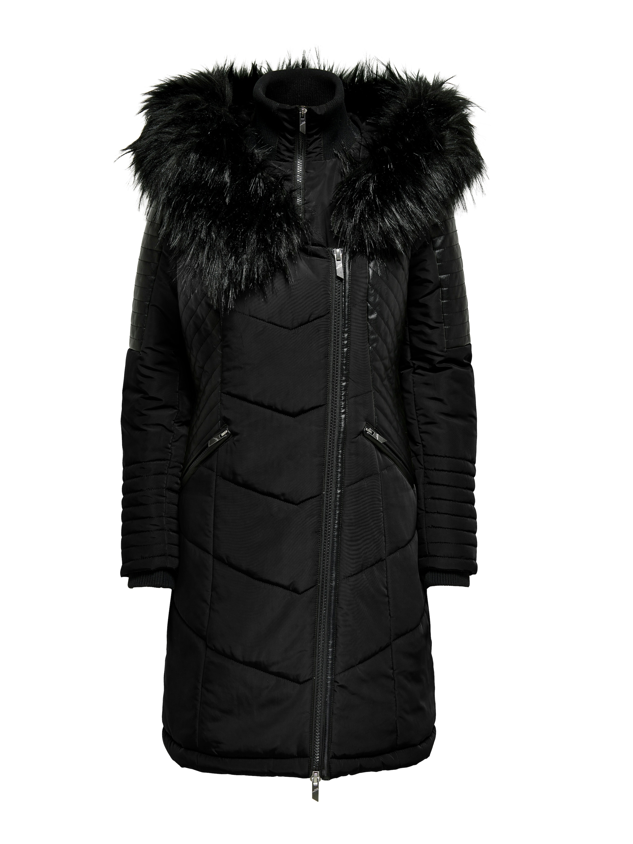 ONLY Winter Coat 'ONLNew Linette' in Black: front