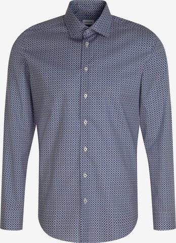 Coupe regular Chemise business 'Shaped' SEIDENSTICKER en bleu : devant