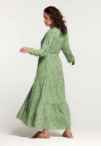 Robe 'Azores' Shiwi en vert