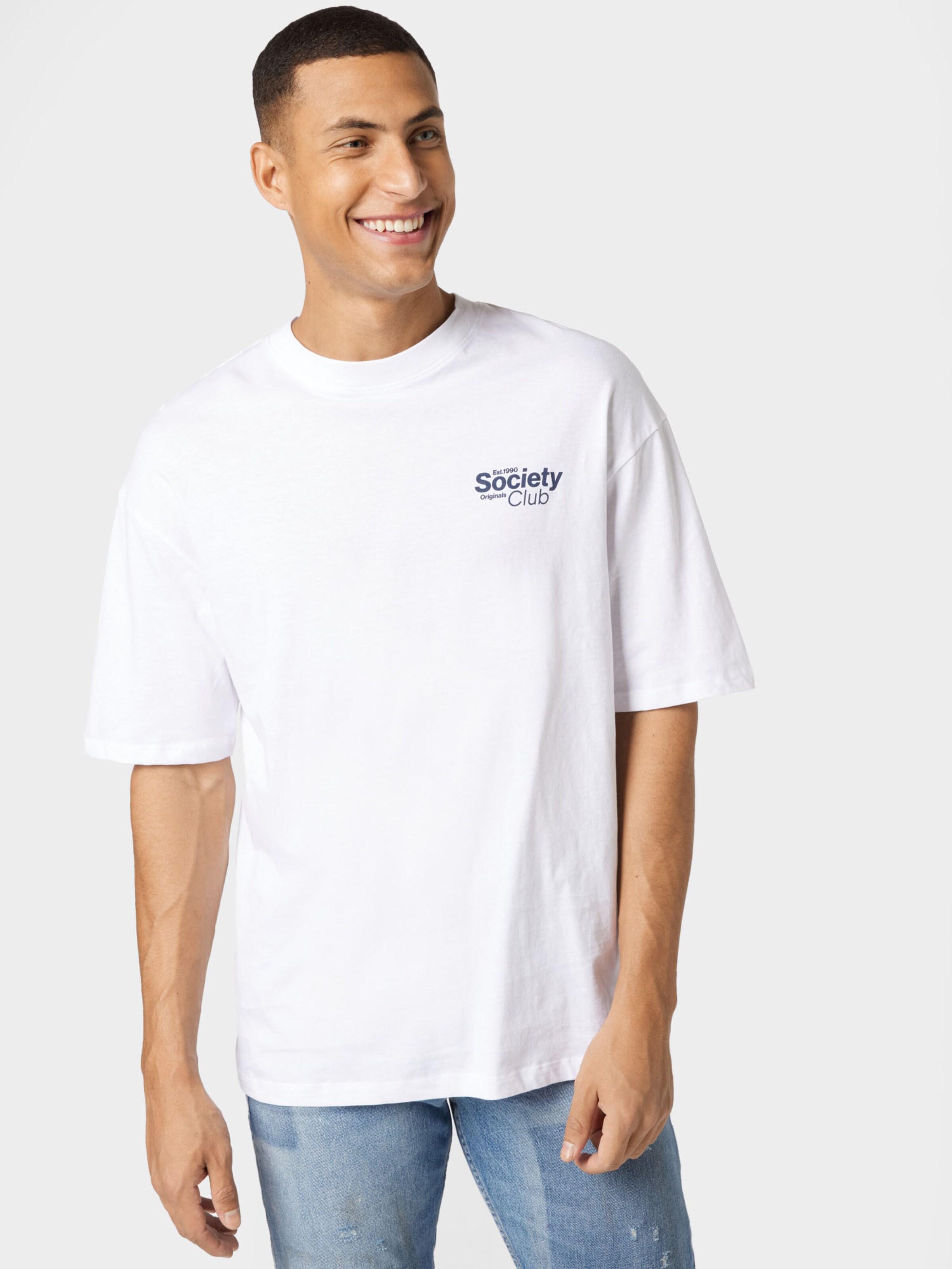 Männer Shirts JACK & JONES T-Shirt 'BRINK' in Weiß - IR58724 Männer Shirts JACK & JONES T-Shirt 'BRINK' in Weiß - IR58724