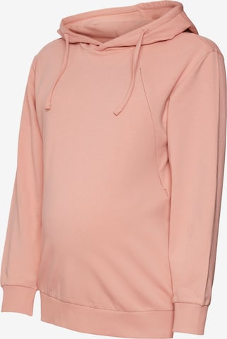 MAMALICIOUSSweater majica 'MILLA LIA' - roza boja: prednji dio