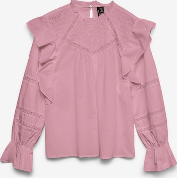 VERO MODA Blouse 'VMAdina' in Roze: voorkant