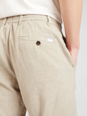 SELECTED HOMME - Regular Calças chino 'BRODY' em cinzento