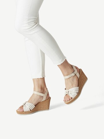 TAMARIS Sandals in Beige