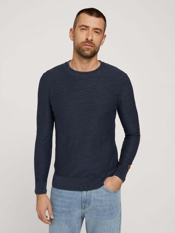 TOM TAILOR Sweater in Blue: front