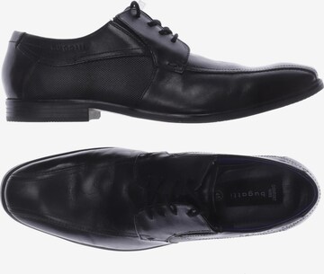 bugatti Flats & Loafers in 45 in Black: front