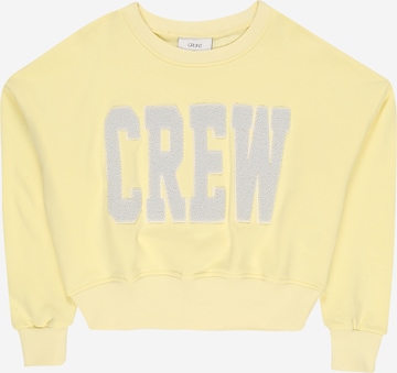 GRUNT Sweatshirt 'Emma' i gul: forside