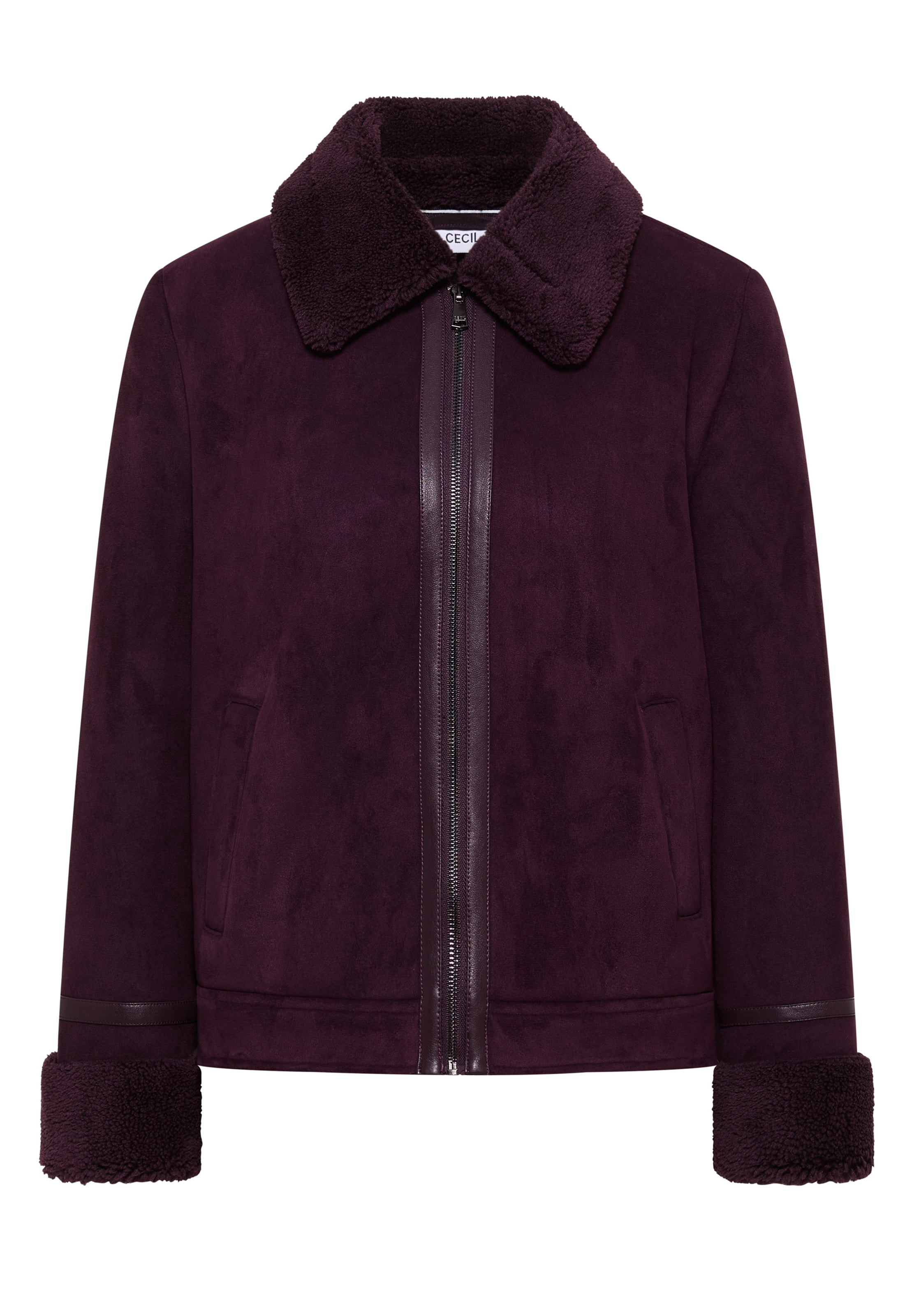 CECIL Between-Season Jacket in Purple: front