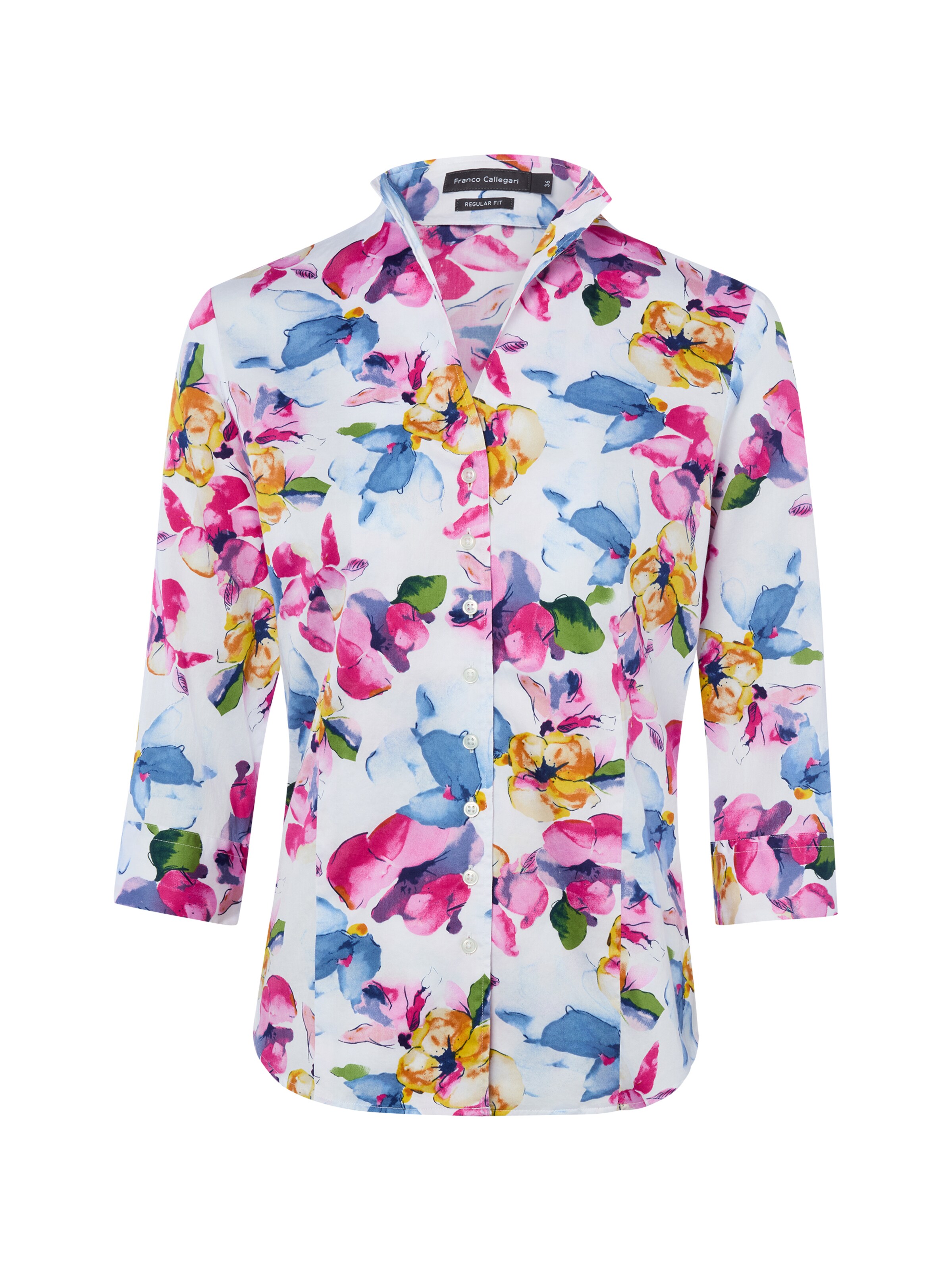 Franco Callegari Bluse in Weiß: Vorderseite