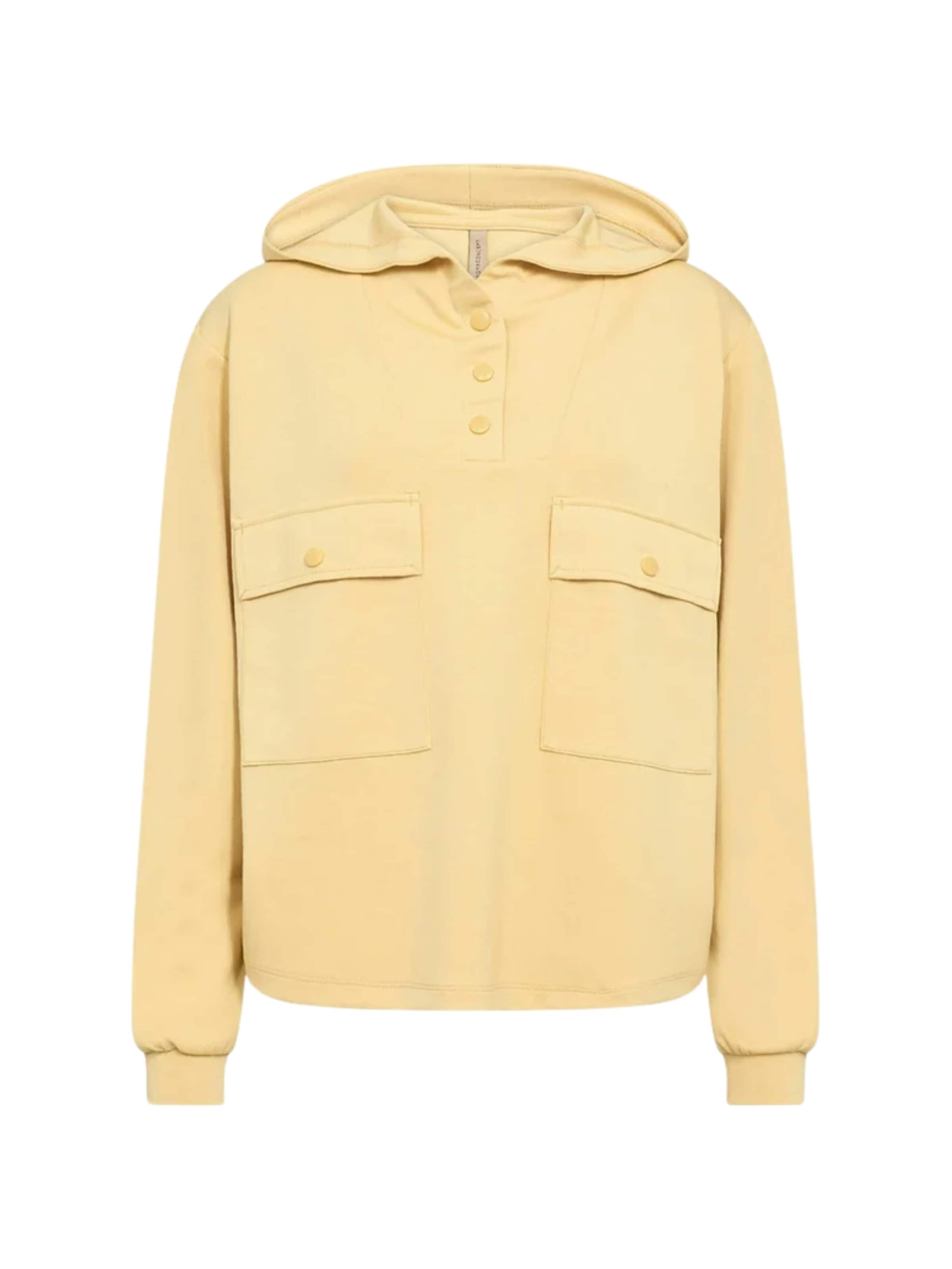 Soyaconcept Collegepaita 'BANU' värissä keltainen: etupuoli