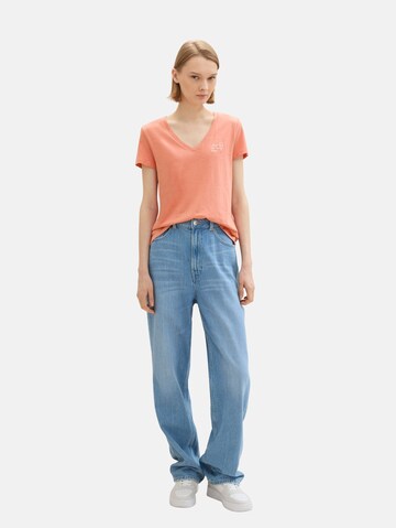 T-shirt TOM TAILOR DENIM en orange