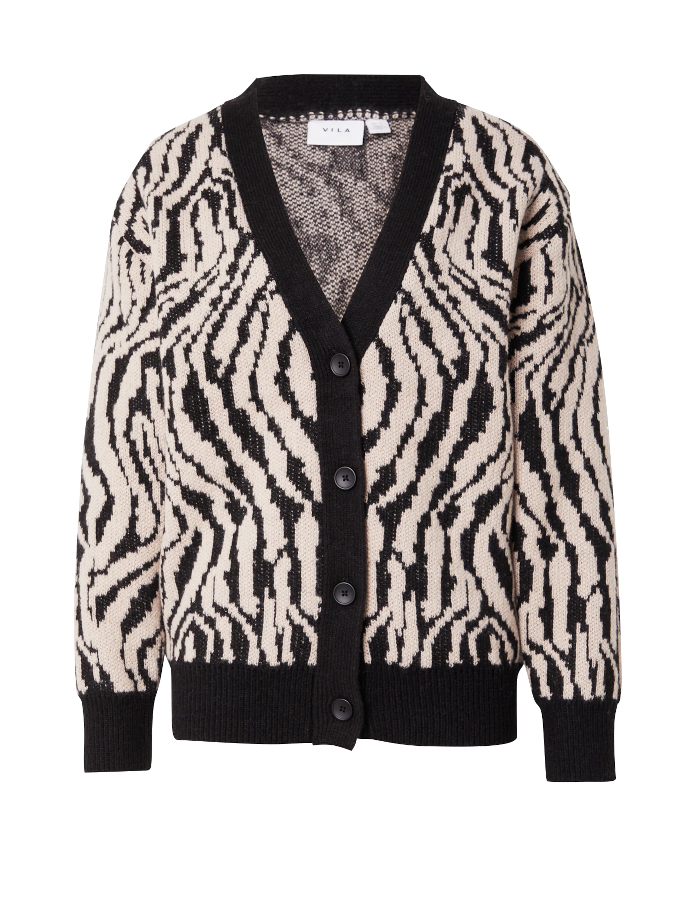 VILA - Cárdigan 'VIVAYANA' en negro: frente
