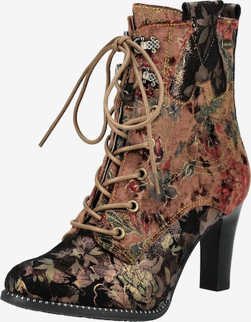 Bottines à lacets Laura Vita en bronze : devant