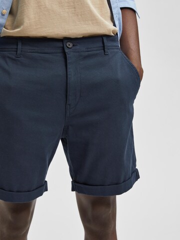 SELECTED HOMME Regular Shorts 'Luton' in Blau