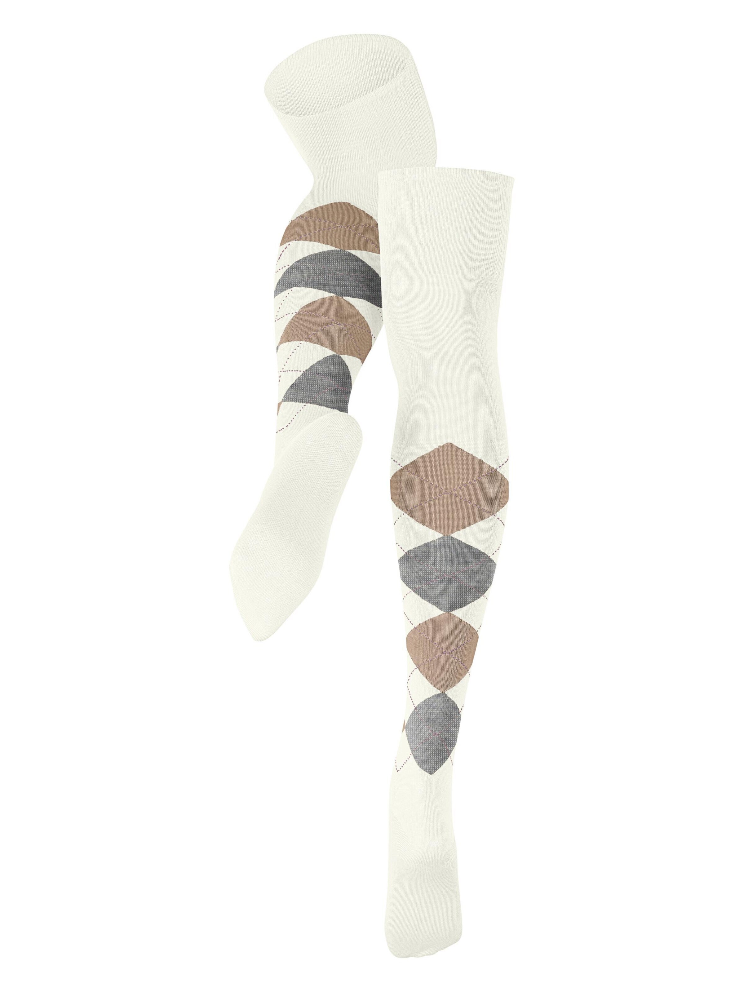 BURLINGTON Overknee Strümpfe 'Marylebone'‌‌‌‌‌‌‌‌‌‌ in Weiß