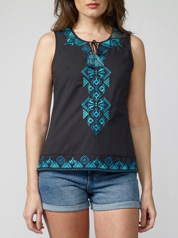 KOROSHI - Blusa en negro