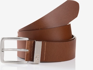 Ceinture ' All Styles ' TOM TAILOR en marron : devant