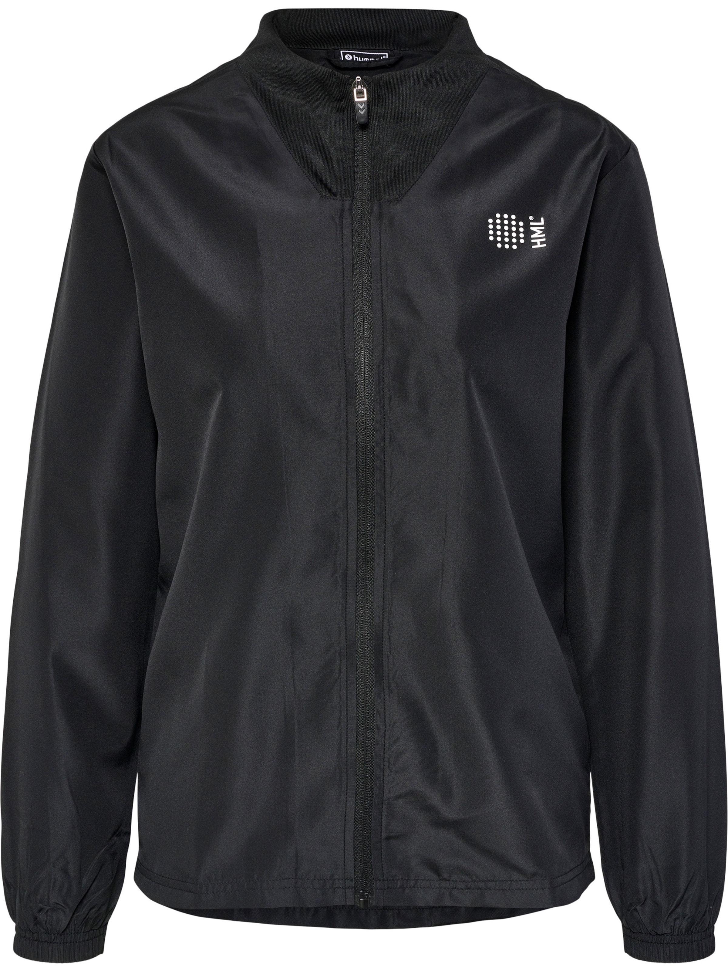 Hummel Trainingsjack in Zwart: voorkant