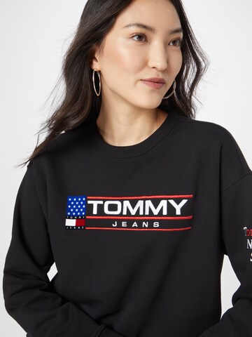 Tommy Jeans Sweatshirt 'Modern Sport 1' in Black