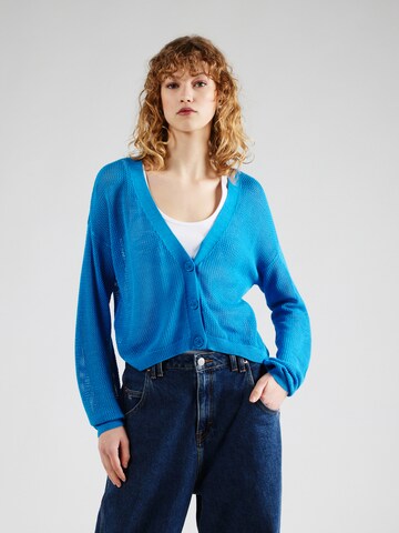 VERO MODA Strickjacke 'NEW LEX SUN' in Blau: predná strana