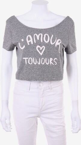 H&M Top & Shirt in L in Grey: front