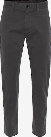 Coupe slim Pantalon chino 'Taber' BOSS Orange en gris : devant