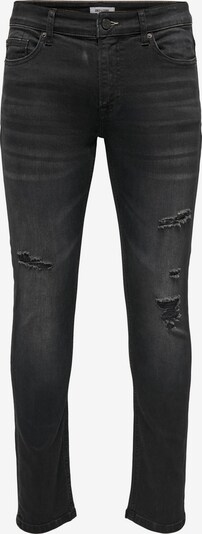 Only & Sons Jeans 'LOOM' in black denim, Produktansicht