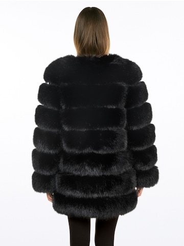 FauxAffairs Winterjacke 'KUNSTFELL MANTEL COSMA'‌‌‌‌‌‌‌‌‌ in Schwarz