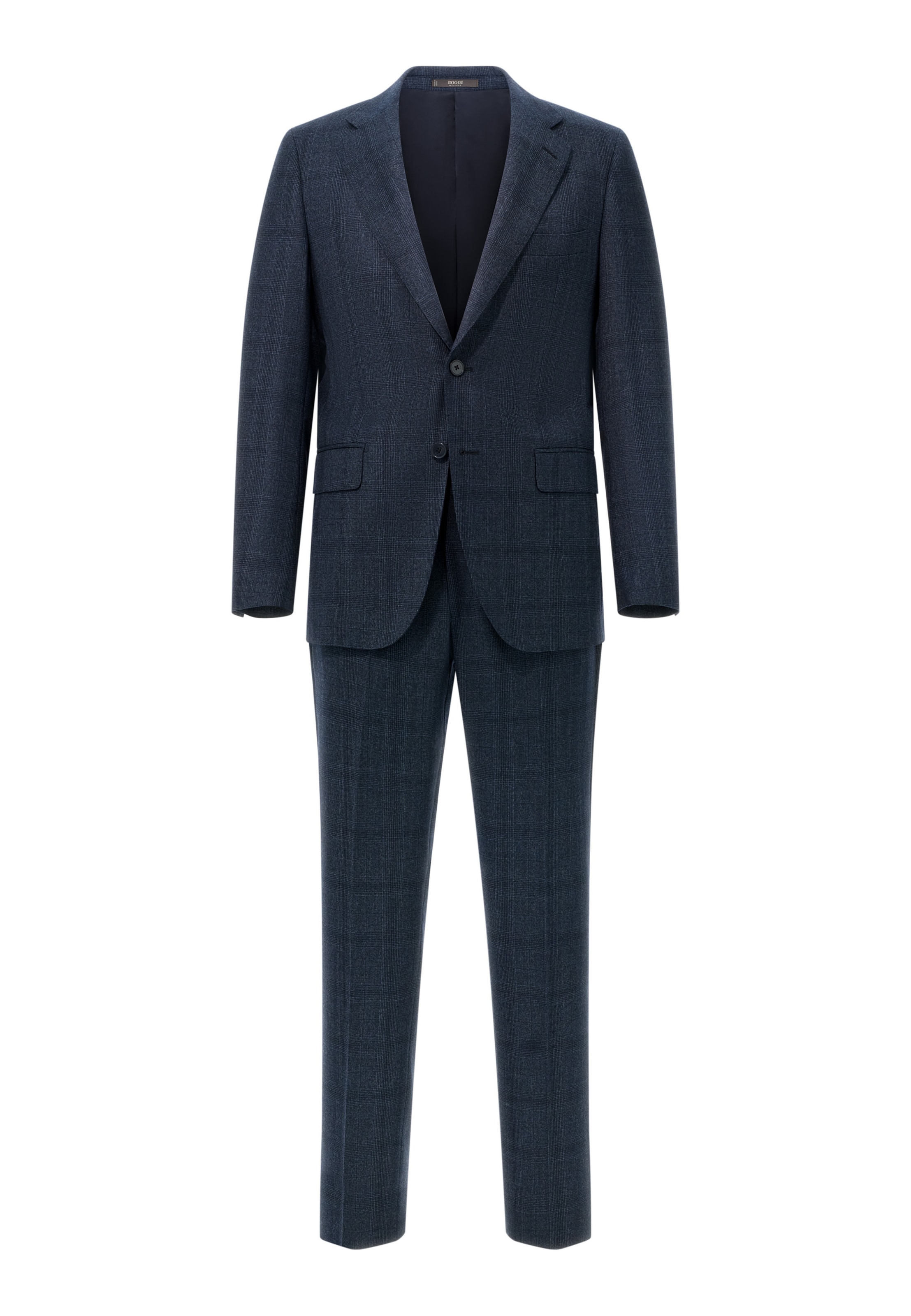 Boggi Milano Regular Anzug in Blau: Vorderseite