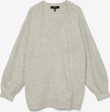 Pull-over 'VMLeaf' VERO MODA en gris : devant