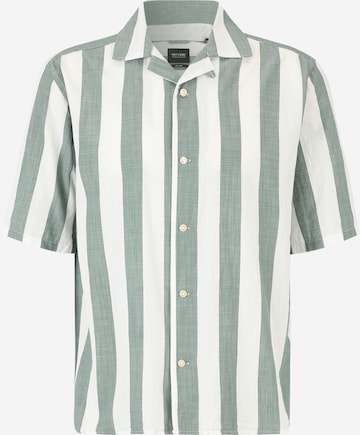 Only & Sons Comfort fit Button Up Shirt 'TES' in Green: front