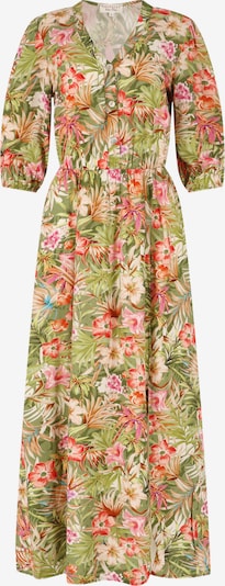 LolaLiza Blusenkleid in braun / grasgrün / rot / weiß, Produktansicht