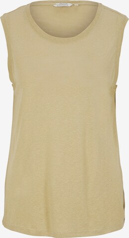 Top di TOM TAILOR in verde: frontale