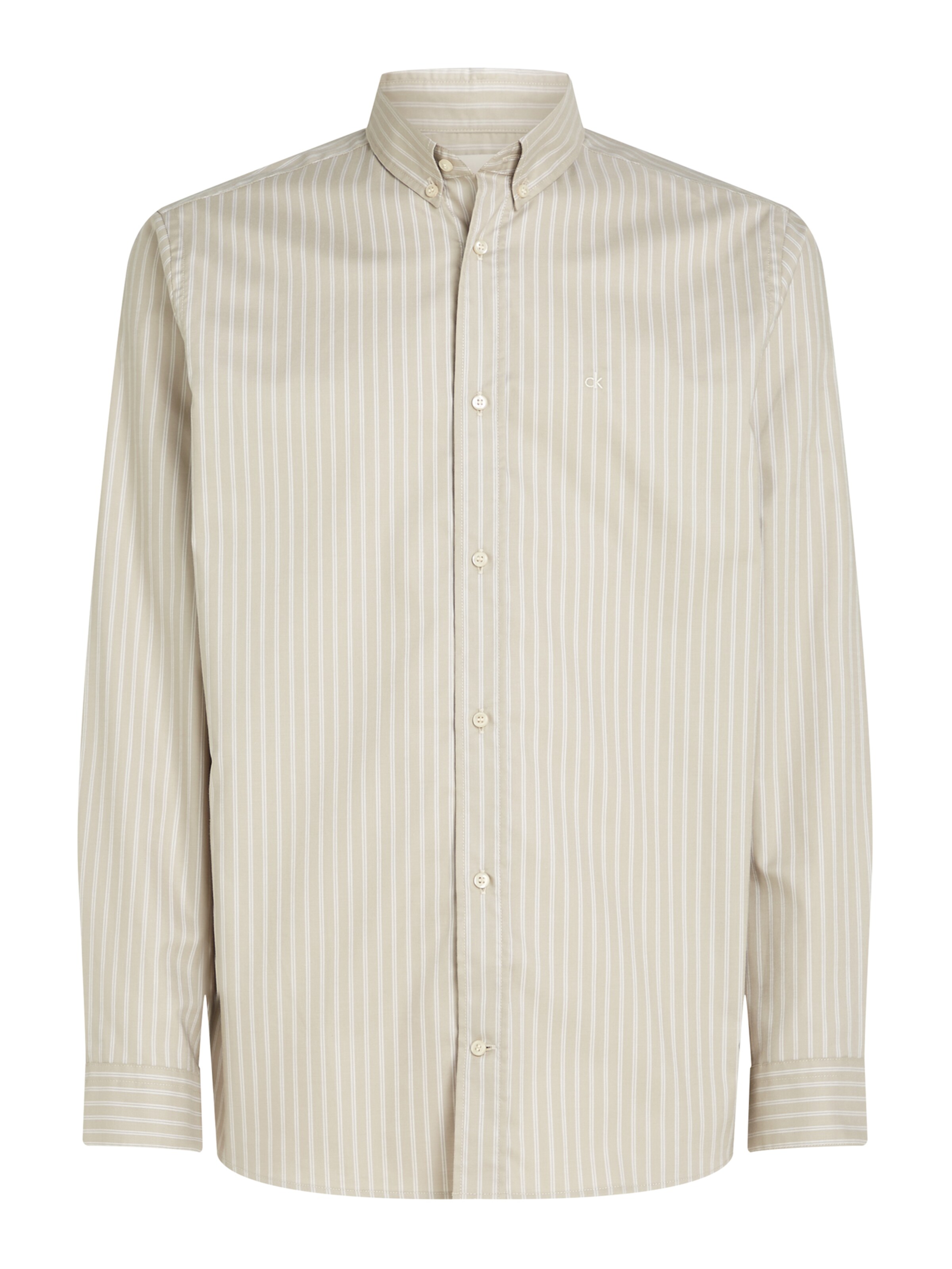 Calvin Klein Regular fit Overhemd in Groen: voorkant