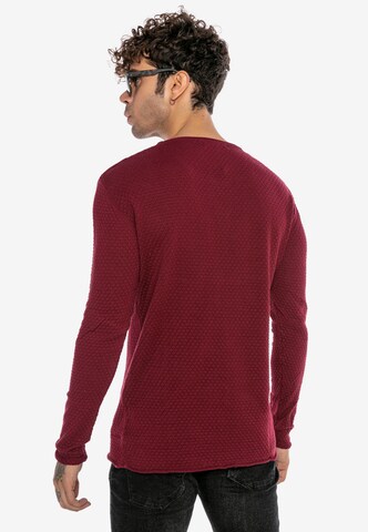 Redbridge Strickpullover 'Ventura' in Rot