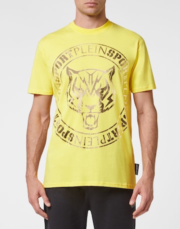 Maglietta 'Tiger' di Plein Sport in giallo