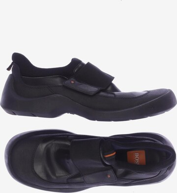 BOSS Orange Flats & Loafers in 45 in Black: front