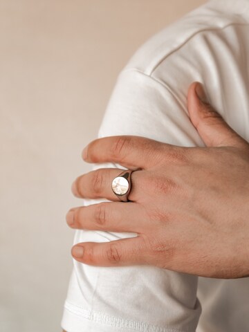 Hey Happiness Ring 'Signet' in Silver