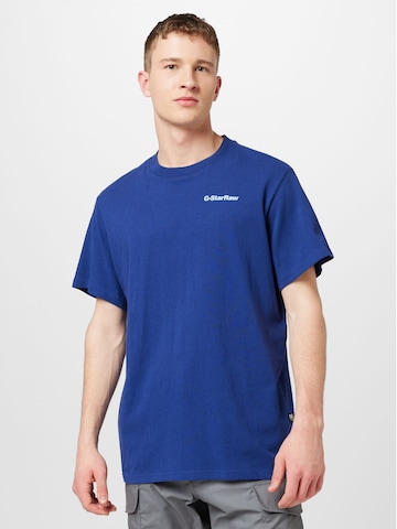 G-Star RAW Shirt 'Photographer' in Blauw: voorkant